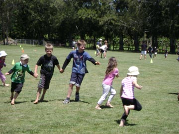 Luke and Johannes teaching game