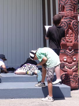 Wairaka Marae art Tiopira