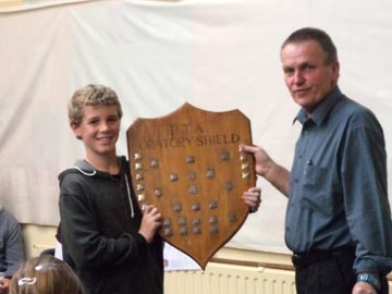 Aaron gets his name on the shield